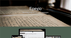 Desktop Screenshot of epexio.com