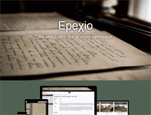 Tablet Screenshot of epexio.com